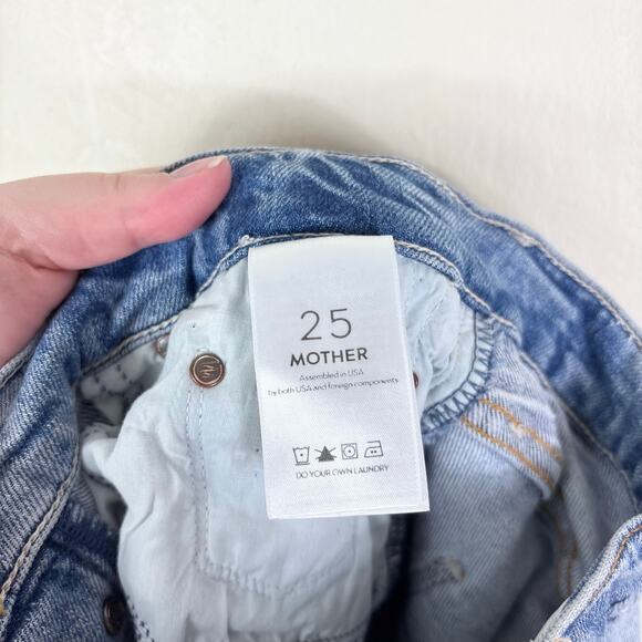 Mother Superior Distressed High Waisted High Rise Tomcat Jeans in The Confession - Picture 12 of 12